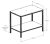 Workbench, T-Slot, Low Shelf