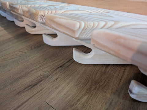 Custom Wall Rack – Handcrafted Solid Wood Storage