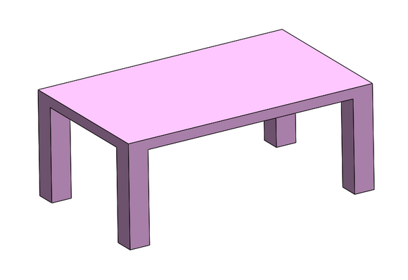 Table, Toy, Rectangular