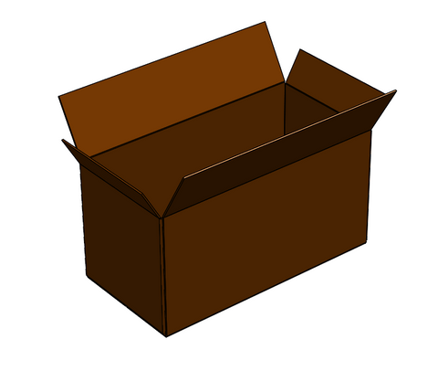 Corrugated Box, Rectangular