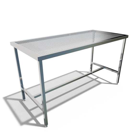Table, Welded, Sanitary, Wash-Thu