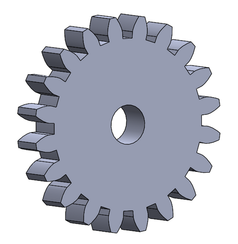 Gear, Spur, Flat