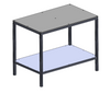 Workbench, T-Slot, Low Shelf